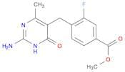Methyl 4-((2-amino-4-hydroxy-6-methylpyrimidin-5-yl)methyl)-3-fluorobenzoate