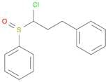 Benzene, [(1-chloro-3-phenylpropyl)sulfinyl]-