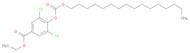 Benzoic acid, 3,5-dichloro-4-[[(hexadecyloxy)carbonyl]oxy]-, ethyl ester