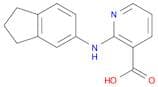 3-Pyridinecarboxylic acid, 2-[(2,3-dihydro-1H-inden-5-yl)amino]-