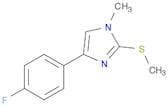 1H-Imidazole, 4-(4-fluorophenyl)-1-methyl-2-(methylthio)-