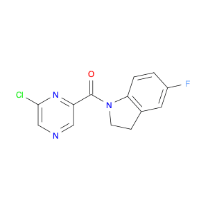 (6-Chloropyrazin-2-yl)(5-fluoroindolin-1-yl)methanone