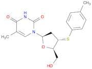 Thymidine, 3'-S-(4-methylphenyl)-3'-thio- (9CI)