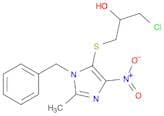 2-Propanol, 1-chloro-3-[[2-methyl-4-nitro-1-(phenylmethyl)-1H-imidazol-5-yl]thio]-