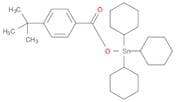 Benzoic acid, 4-(1,1-dimethylethyl)-, tricyclohexylstannyl ester