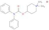 Piperidinium, 4-[[(diphenylamino)carbonyl]oxy]-1,1-dimethyl-, bromide (1:1)