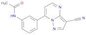 Acetamide, N-[3-(3-cyanopyrazolo[1,5-a]pyrimidin-7-yl)phenyl]-