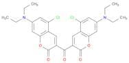 2H-1-Benzopyran-2-one, 3,3'-carbonylbis[5-chloro-7-(diethylamino)- (9CI)