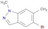 1H-Indazole, 5-bromo-1,6-dimethyl-