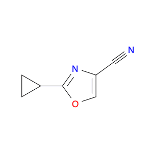2-Cyclopropyloxazole-4-carbonitrile