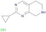 2-Cyclopropyl-5,6,7,8-tetrahydropyrido[3,4-d]pyrimidine hydrochloride
