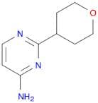 2-(Tetrahydro-2H-pyran-4-yl)pyrimidin-4-amine