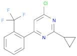 4-Chloro-2-cyclopropyl-6-(2-(trifluoromethyl)phenyl)pyrimidine