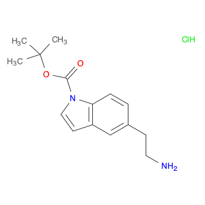 tert-Butyl 5-(2-aminoethyl)-1H-indole-1-carboxylate hydrochloride