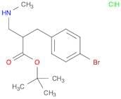 tert-Butyl 3-(4-bromophenyl)-2-((methylamino)methyl)propanoate, HCl
