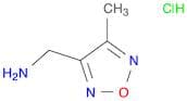 1,2,5-Oxadiazole-3-methanamine, 4-methyl-, hydrochloride (1:1)