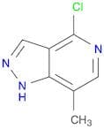 1H-PYRAZOLO[4,3-C]PYRIDINE, 4-CHLORO-7-METHYL-