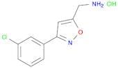 (3-(3-Chlorophenyl)isoxazol-5-yl)methanamine hydrochloride