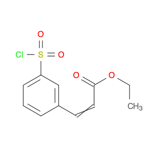 ETHYL 3-(3-CHLOROSULFONYLPHENYL)ACRYLATE