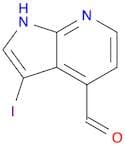 1H-Pyrrolo[2,3-b]pyridine-4-carboxaldehyde, 3-iodo-