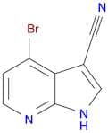 1H-Pyrrolo[2,3-b]pyridine-3-carbonitrile, 4-bromo-