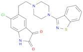 5-(2-(4-(BENZO[D]ISOTHIAZOL-3-YL)PIPERAZIN-1-YL)ETHYL)-6-CHLOROINDOLINE-2,3-DIONE