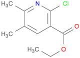 3-Pyridinecarboxylic acid, 2-chloro-5,6-dimethyl-, ethyl ester