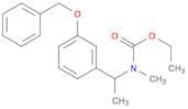 Carbamic acid, N-methyl-N-[1-[3-(phenylmethoxy)phenyl]ethyl]-, ethyl ester