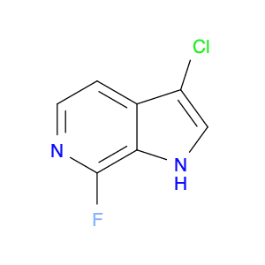 1H-Pyrrolo[2,3-c]pyridine, 3-chloro-7-fluoro-