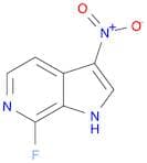 1H-Pyrrolo[2,3-c]pyridine, 7-fluoro-3-nitro-