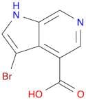 1H-Pyrrolo[2,3-c]pyridine-4-carboxylic acid, 3-bromo-