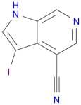 3-Iodo-1H-pyrrolo[2,3-c]pyridine-4-carbonitrile