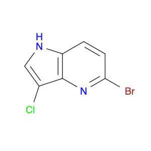 1H-Pyrrolo[3,2-b]pyridine, 5-bromo-3-chloro-