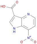 1H-Pyrrolo[3,2-b]pyridine-3-carboxylic acid, 7-nitro-