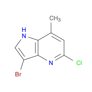 1H-Pyrrolo[3,2-b]pyridine, 3-bromo-5-chloro-7-methyl-