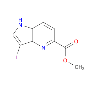 1H-Pyrrolo[3,2-b]pyridine-5-carboxylic acid, 3-iodo-, methyl ester