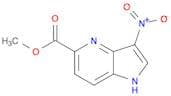 1H-Pyrrolo[3,2-b]pyridine-5-carboxylic acid, 3-nitro-, methyl ester