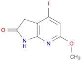 2H-Pyrrolo[2,3-b]pyridin-2-one, 1,3-dihydro-4-iodo-6-methoxy-