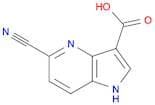 1H-Pyrrolo[3,2-b]pyridine-3-carboxylic acid, 5-cyano-