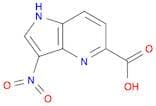 1H-Pyrrolo[3,2-b]pyridine-5-carboxylic acid, 3-nitro-