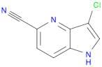 3-Chloro-1H-pyrrolo[3,2-b]pyridine-5-carbonitrile