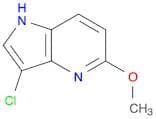1H-Pyrrolo[3,2-b]pyridine, 3-chloro-5-methoxy-