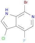 7-Bromo-3-chloro-4-fluoro-1H-pyrrolo[2,3-c]pyridine