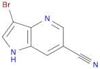 1H-Pyrrolo[3,2-b]pyridine-6-carbonitrile, 3-bromo-