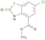 4-Benzothiazolecarboxylic acid, 6-chloro-2,3-dihydro-2-oxo-, methyl ester