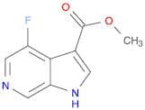 1H-Pyrrolo[2,3-c]pyridine-3-carboxylic acid, 4-fluoro-, methyl ester