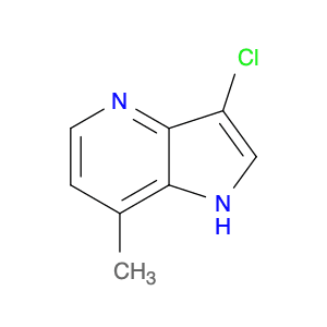 1H-Pyrrolo[3,2-b]pyridine, 3-chloro-7-methyl-