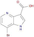 1H-Pyrrolo[3,2-b]pyridine-3-carboxylic acid, 7-bromo-