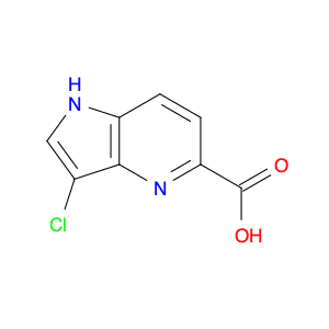 1H-PYRROLO[3,2-B]PYRIDINE-5-CARBOXYLIC ACID, 3-CHLORO-