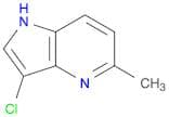 1H-Pyrrolo[3,2-b]pyridine, 3-chloro-5-methyl-